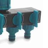 4 Way Water Splitter Garden Irrigation Watering Adapter Hose Connector for Garden Watering Lawn Maintenance European Faucet - Extra Image