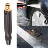 Hose Nozzle G1/2 Engineering Plastic High Pressure Spray Nozzle with Aluminum Alloy PVC Joint for Garden Car - 45-Degree Angle