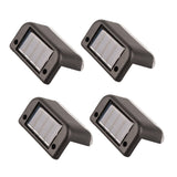 4 Pcs Solar Step Light White Lighting Waterproof High Strength Solar LED Deck Light Outdoor Stair Lamp