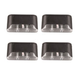 4 Pcs Solar Step Light White Lighting Waterproof High Strength Solar LED Deck Light Outdoor Stair Lamp