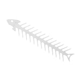 Flat Double Pronged Skewers Stainless Steel Reusable BBQ Skewers for Meet Kitchen Camping Fish Shape