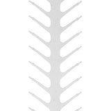 Flat Double Pronged Skewers Stainless Steel Reusable BBQ Skewers for Meet Kitchen Camping Fish Shape