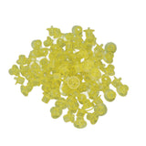 100PCS Queen Bee Rearing Cup Plastic Vivid Color Beekeeping Bee Cell Cup for Beekeeper Yellow
