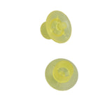 100PCS Queen Bee Rearing Cup Plastic Vivid Color Beekeeping Bee Cell Cup for Beekeeper Yellow