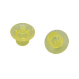 100PCS Queen Bee Rearing Cup Plastic Vivid Color Beekeeping Bee Cell Cup for Beekeeper Yellow