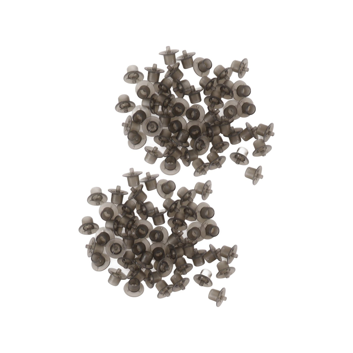 100PCS Queen Bee Rearing Cup Plastic Vivid Color Beekeeping Bee Cell Cup for Beekeeper Grey