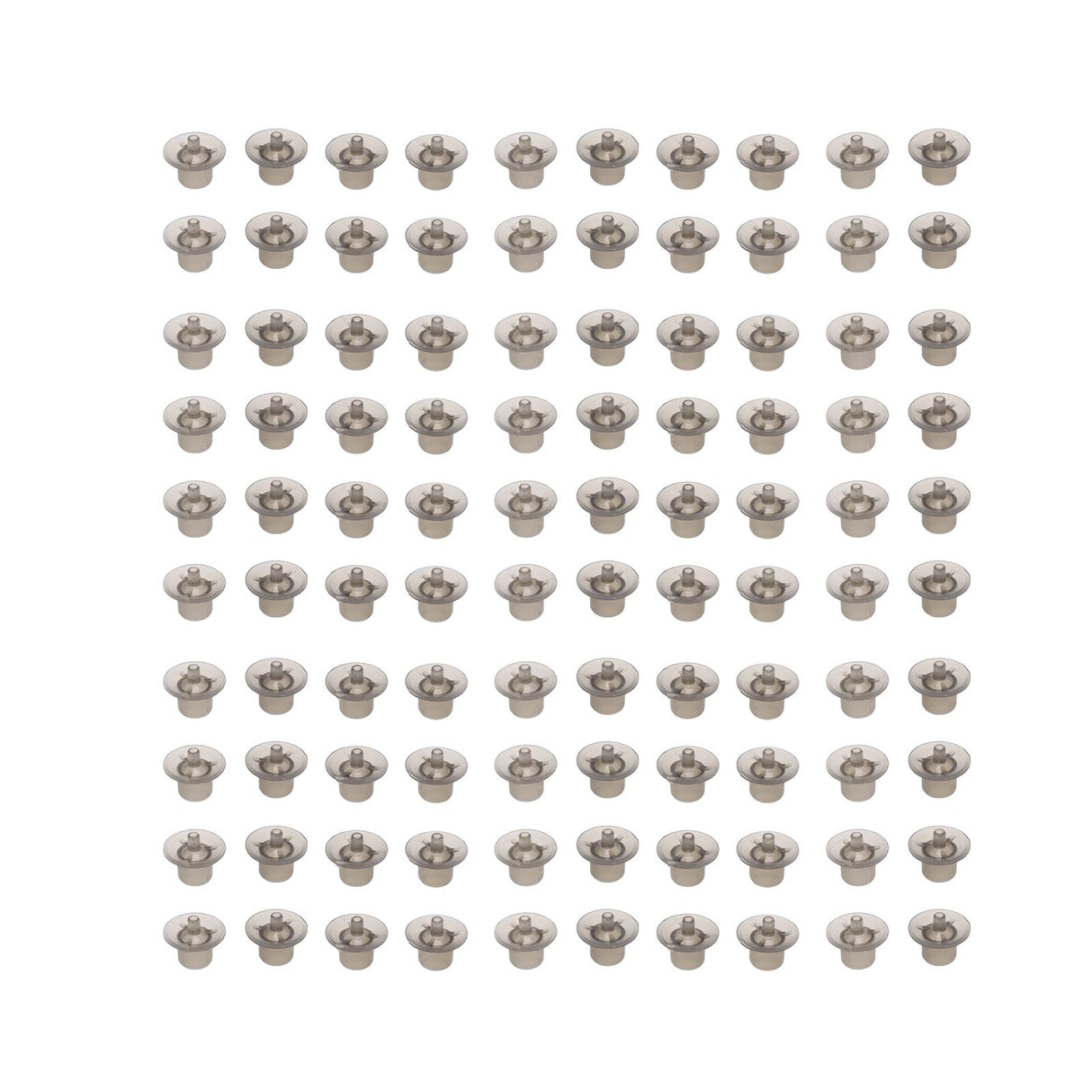 100PCS Queen Bee Rearing Cup Plastic Vivid Color Beekeeping Bee Cell Cup for Beekeeper Grey
