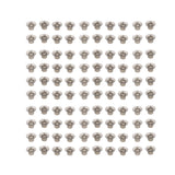 100PCS Queen Bee Rearing Cup Plastic Vivid Color Beekeeping Bee Cell Cup for Beekeeper Grey