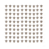 100PCS Queen Bee Rearing Cup Plastic Vivid Color Beekeeping Bee Cell Cup for Beekeeper Grey