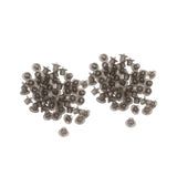100PCS Queen Bee Rearing Cup Plastic Vivid Color Beekeeping Bee Cell Cup for Beekeeper Grey - 45-Degree Angle