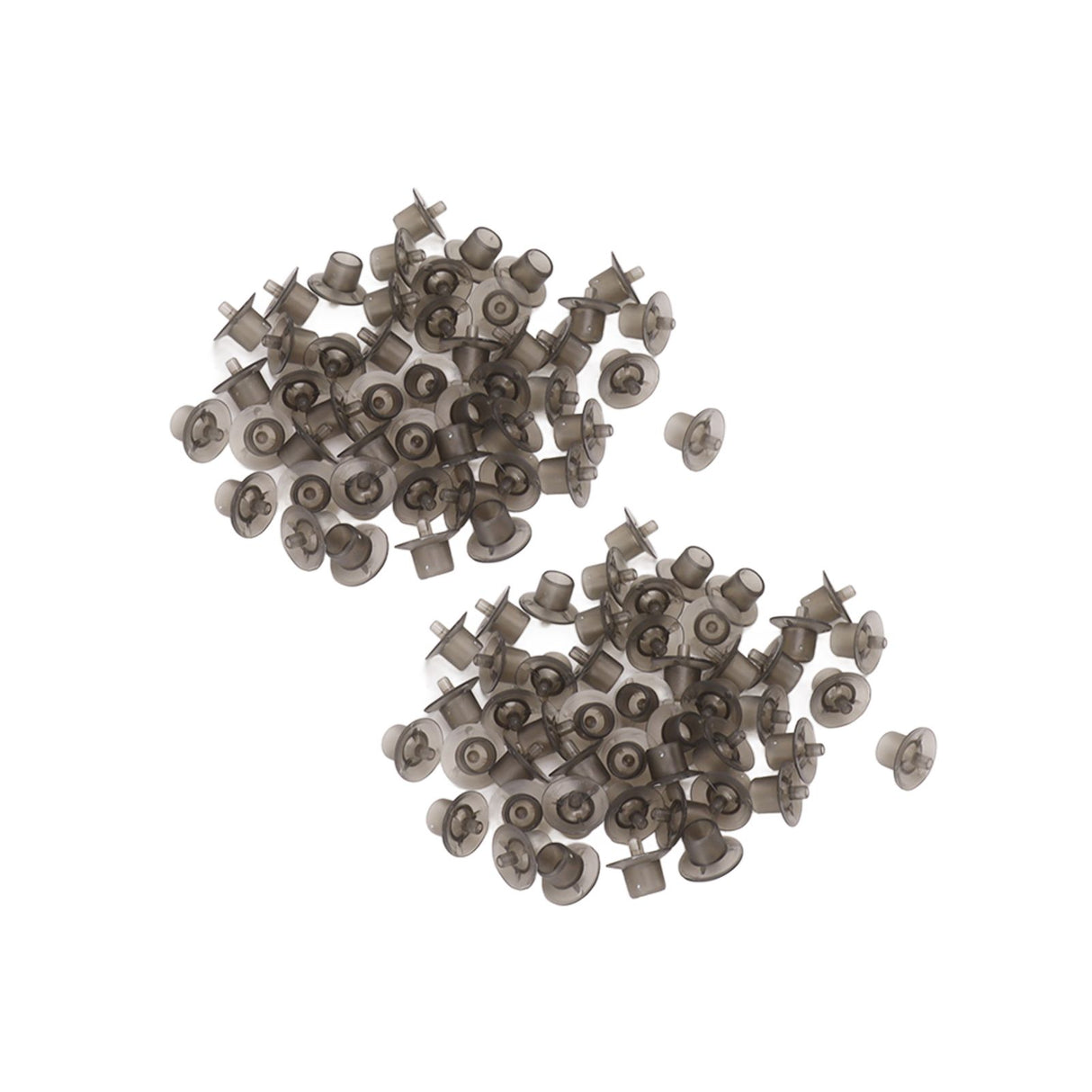 100PCS Queen Bee Rearing Cup Plastic Vivid Color Beekeeping Bee Cell Cup for Beekeeper Grey
