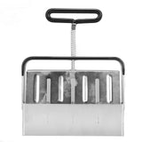 Soil Blocker Manual Quad Soil Block Maker Handheld Soil Block Mold With Comfort Grip Handle For Seedings Cuttings - 45-Degree Angle