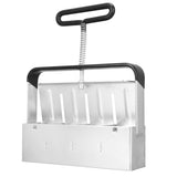 Soil Blocker Manual Quad Soil Block Maker Handheld Soil Block Mold With Comfort Grip Handle For Seedings Cuttings - Rear View