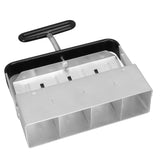 Soil Blocker Manual Quad Soil Block Maker Handheld Soil Block Mold With Comfort Grip Handle For Seedings Cuttings - Extra Image
