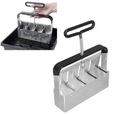 Soil Blocker Manual Quad Soil Block Maker Handheld Soil Block Mold With Comfort Grip Handle For Seedings Cuttings - Extra Image