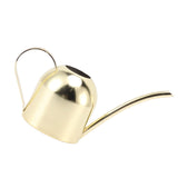 Watering Can Stainless Steel Sprinkling Pot Large Capacity Long Spout for Indoor Outdoor House Planting Gardening Gold