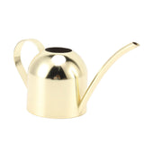 Watering Can Stainless Steel Sprinkling Pot Large Capacity Long Spout for Indoor Outdoor House Planting Gardening Gold - Close-Up Angle