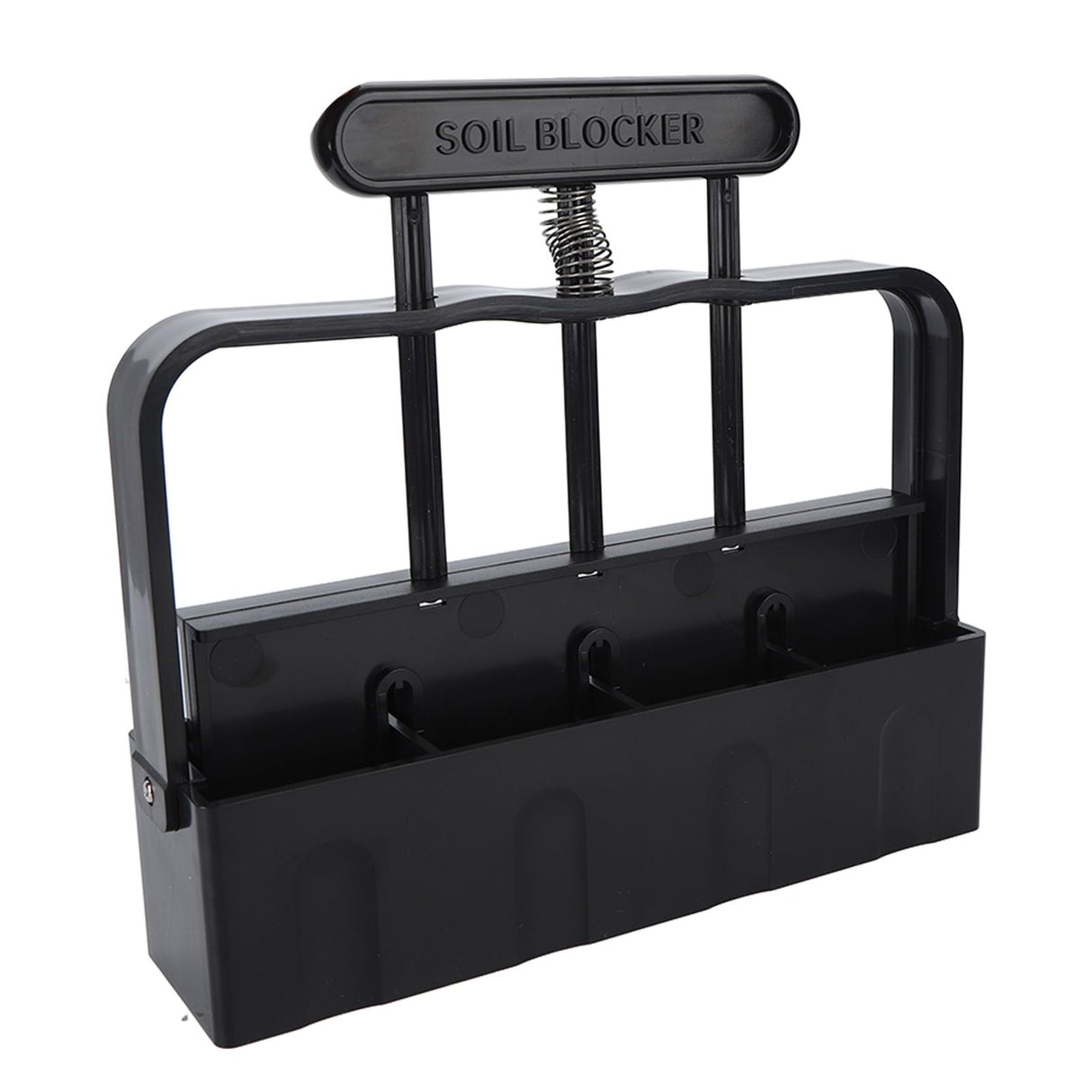 Soil Block Maker with Comfortable Handel ABS 4 Cell Soil Blocking Tool for Seed Starting Germination