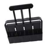 Soil Block Maker with Comfortable Handel ABS 4 Cell Soil Blocking Tool for Seed Starting Germination - Top-Down View