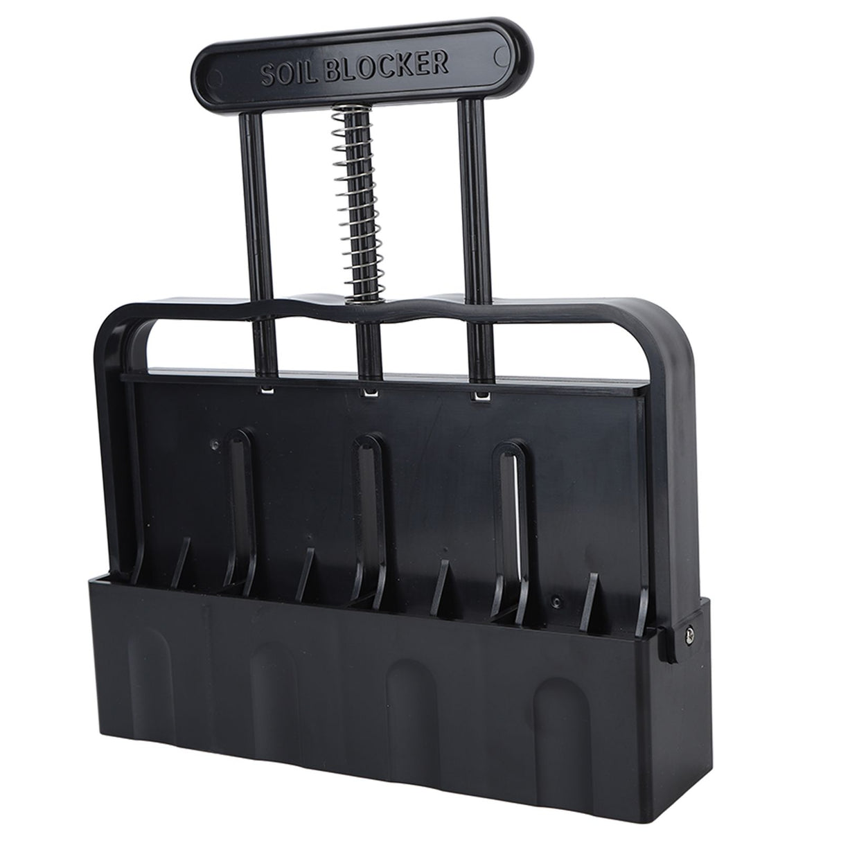 Soil Block Maker with Comfortable Handel ABS 4 Cell Soil Blocking Tool for Seed Starting Germination