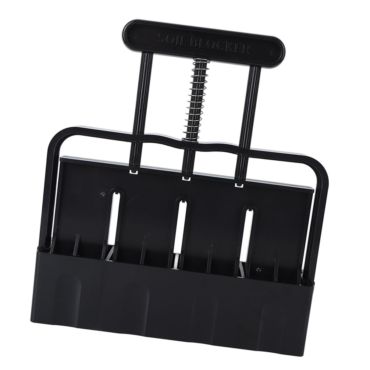 Soil Block Maker with Comfortable Handel ABS 4 Cell Soil Blocking Tool for Seed Starting Germination
