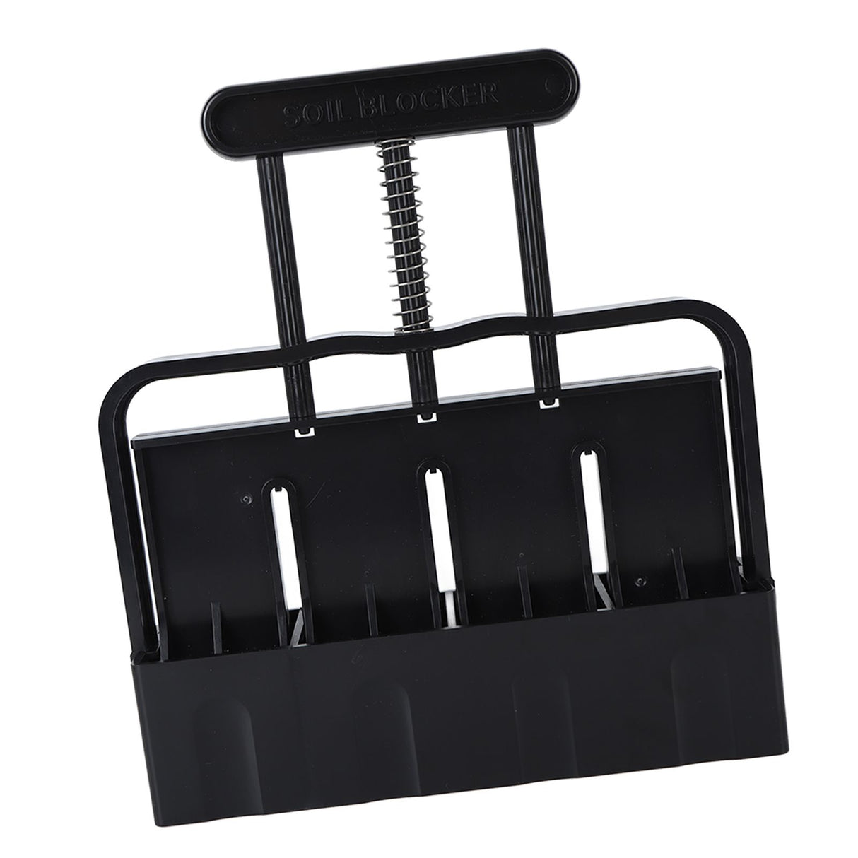 Soil Block Maker with Comfortable Handel ABS 4 Cell Soil Blocking Tool for Seed Starting Germination