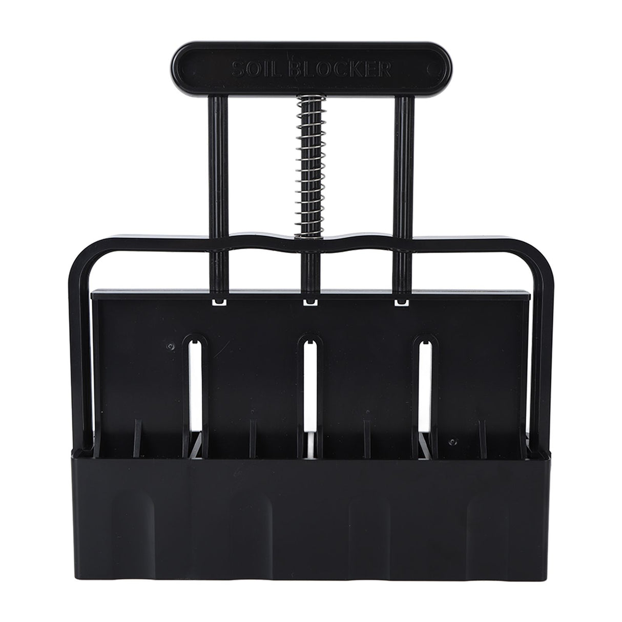 Soil Block Maker with Comfortable Handel ABS 4 Cell Soil Blocking Tool for Seed Starting Germination
