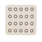 Wax Queen Grafting Cups Silicone Mold Beekeeping Beeswax Queen Cell Cups Making Mold 4 Rows 96x92x14mm