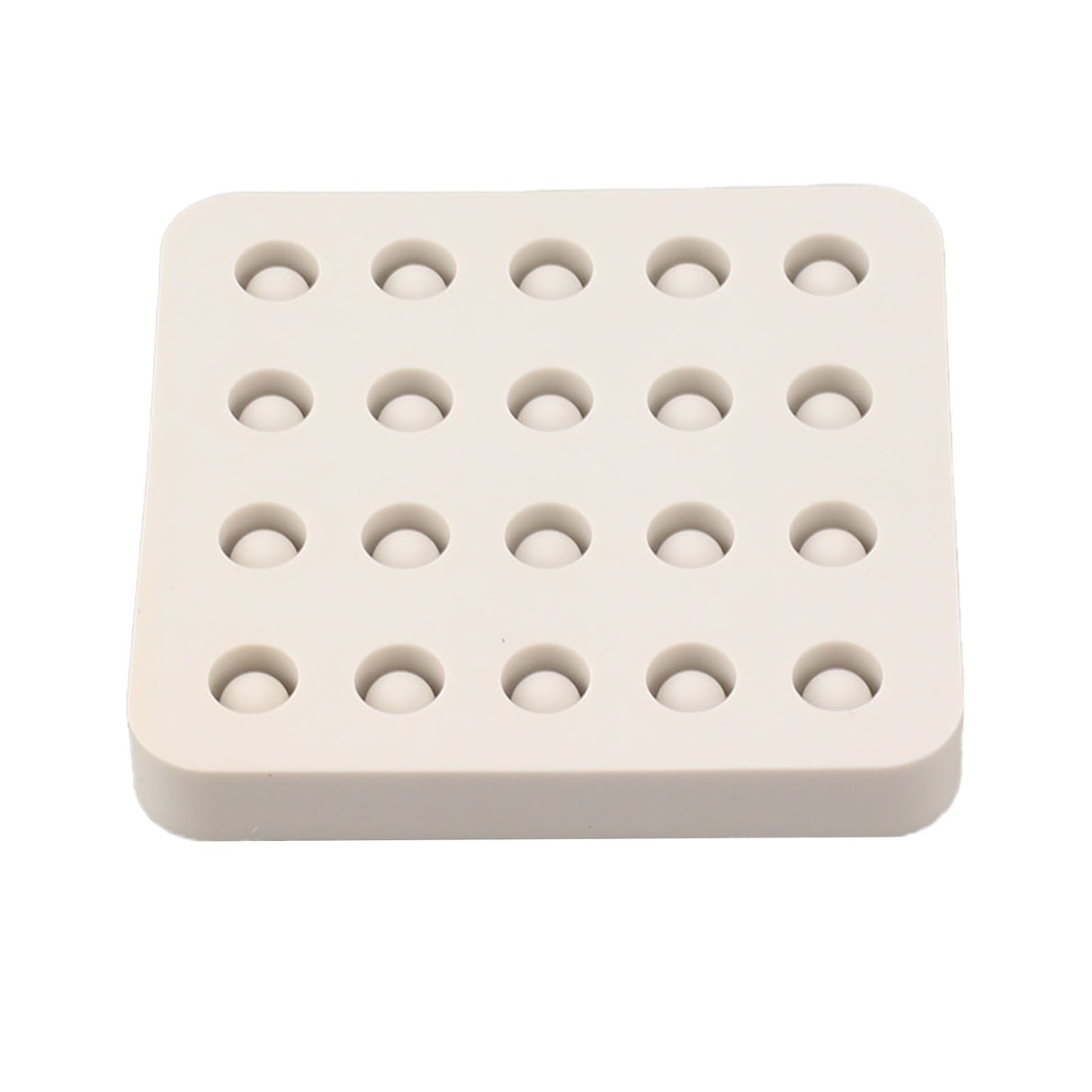Wax Queen Grafting Cups Silicone Mold Beekeeping Beeswax Queen Cell Cups Making Mold 4 Rows 96x92x14mm