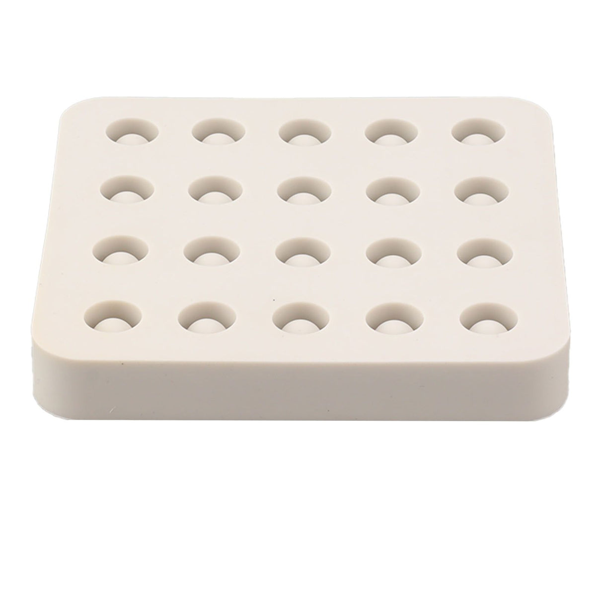 Wax Queen Grafting Cups Silicone Mold Beekeeping Beeswax Queen Cell Cups Making Mold 4 Rows 96x92x14mm