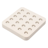 Wax Queen Grafting Cups Silicone Mold Beekeeping Beeswax Queen Cell Cups Making Mold 4 Rows 96x92x14mm - 45-Degree Angle