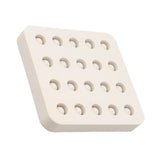 Wax Queen Grafting Cups Silicone Mold Beekeeping Beeswax Queen Cell Cups Making Mold 4 Rows 96x92x14mm - Close-Up Angle