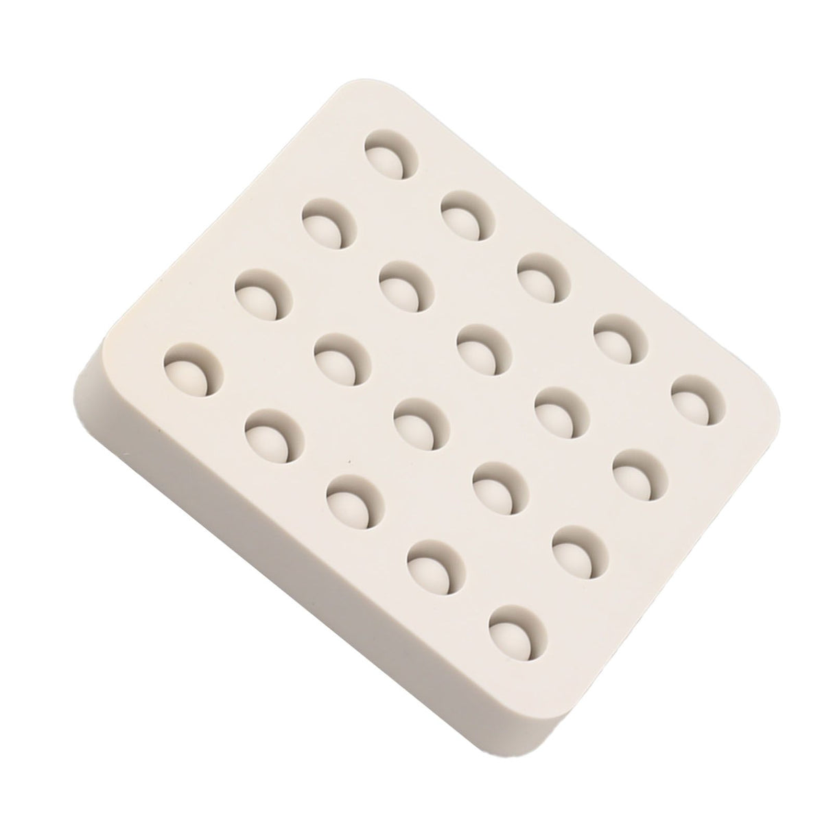 Wax Queen Grafting Cups Silicone Mold Beekeeping Beeswax Queen Cell Cups Making Mold 4 Rows 96x92x14mm