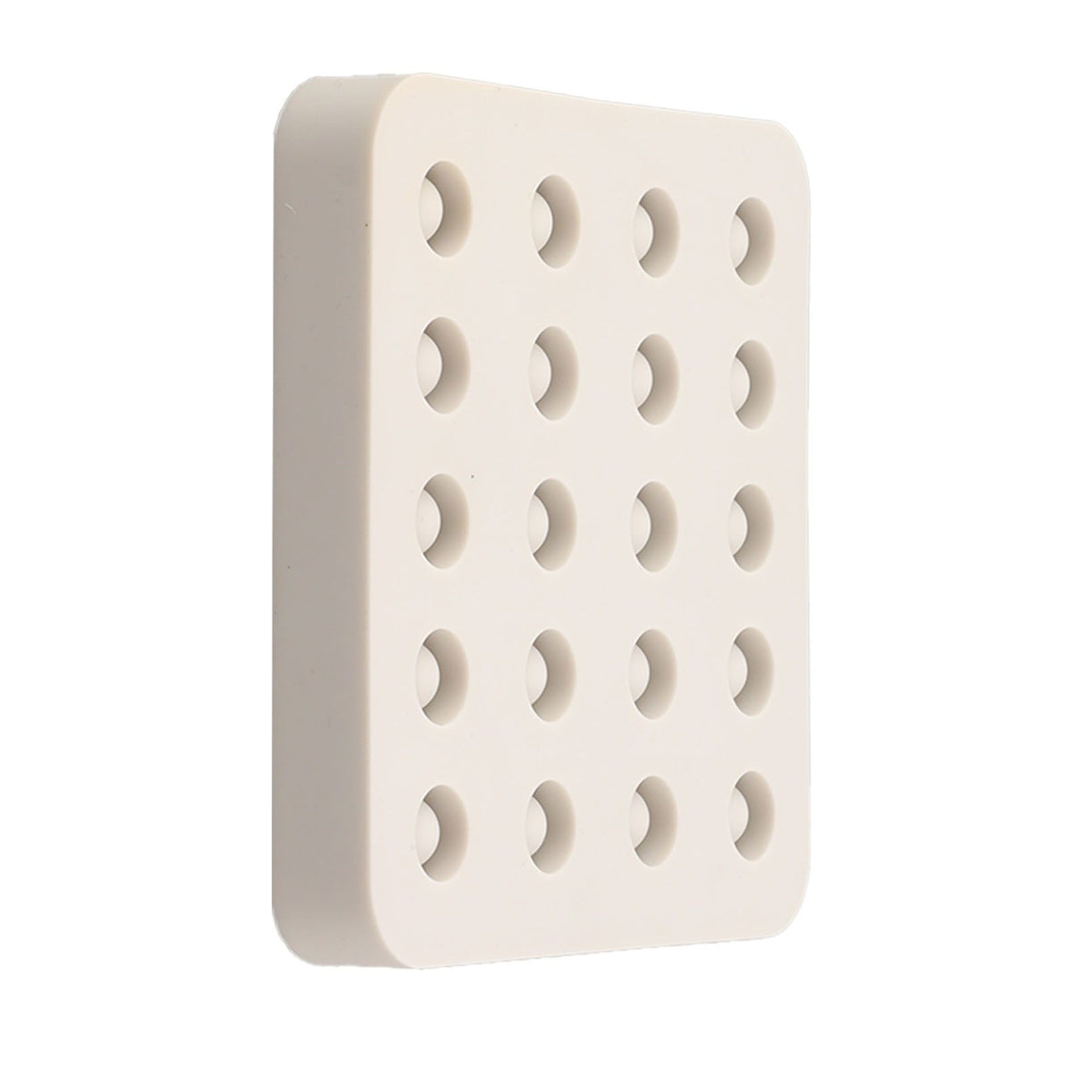 Wax Queen Grafting Cups Silicone Mold Beekeeping Beeswax Queen Cell Cups Making Mold 4 Rows 96x92x14mm