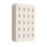 Wax Queen Grafting Cups Silicone Mold Beekeeping Beeswax Queen Cell Cups Making Mold 4 Rows 96x92x14mm