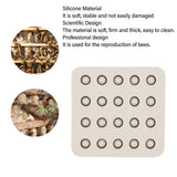Wax Queen Grafting Cups Silicone Mold Beekeeping Beeswax Queen Cell Cups Making Mold 4 Rows 96x92x14mm - Extra Image