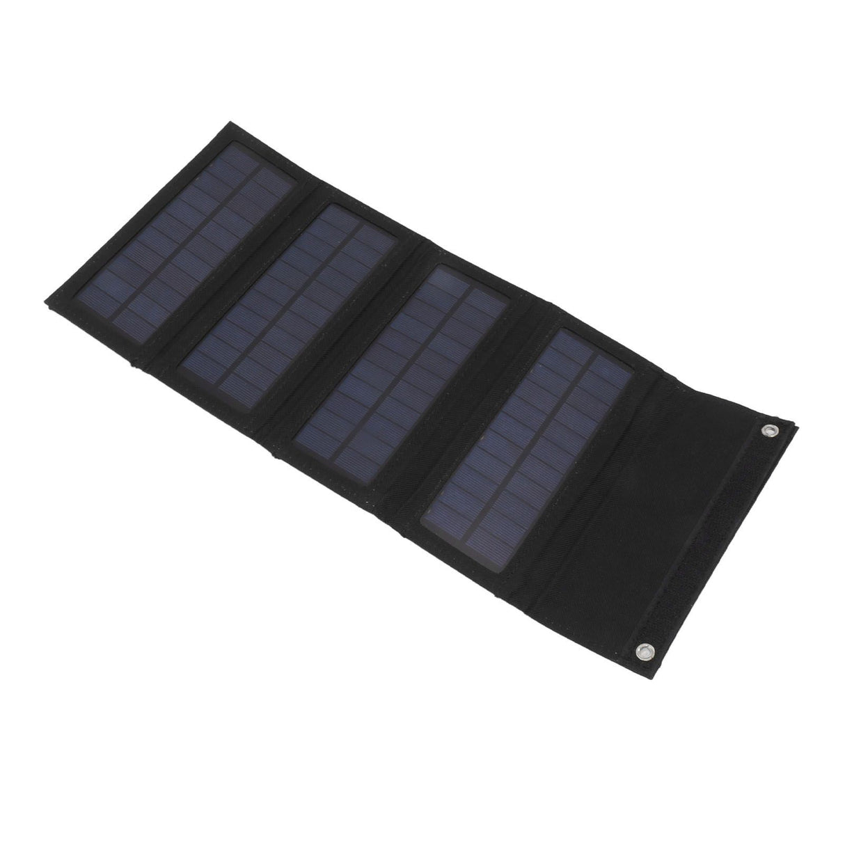 40W 4 Fold Solar Panel Charging Bag Folding Bag Foldable Monocrystalline Solar Panel Charger for Outdoor Camping Hiking Emergency Charging Black