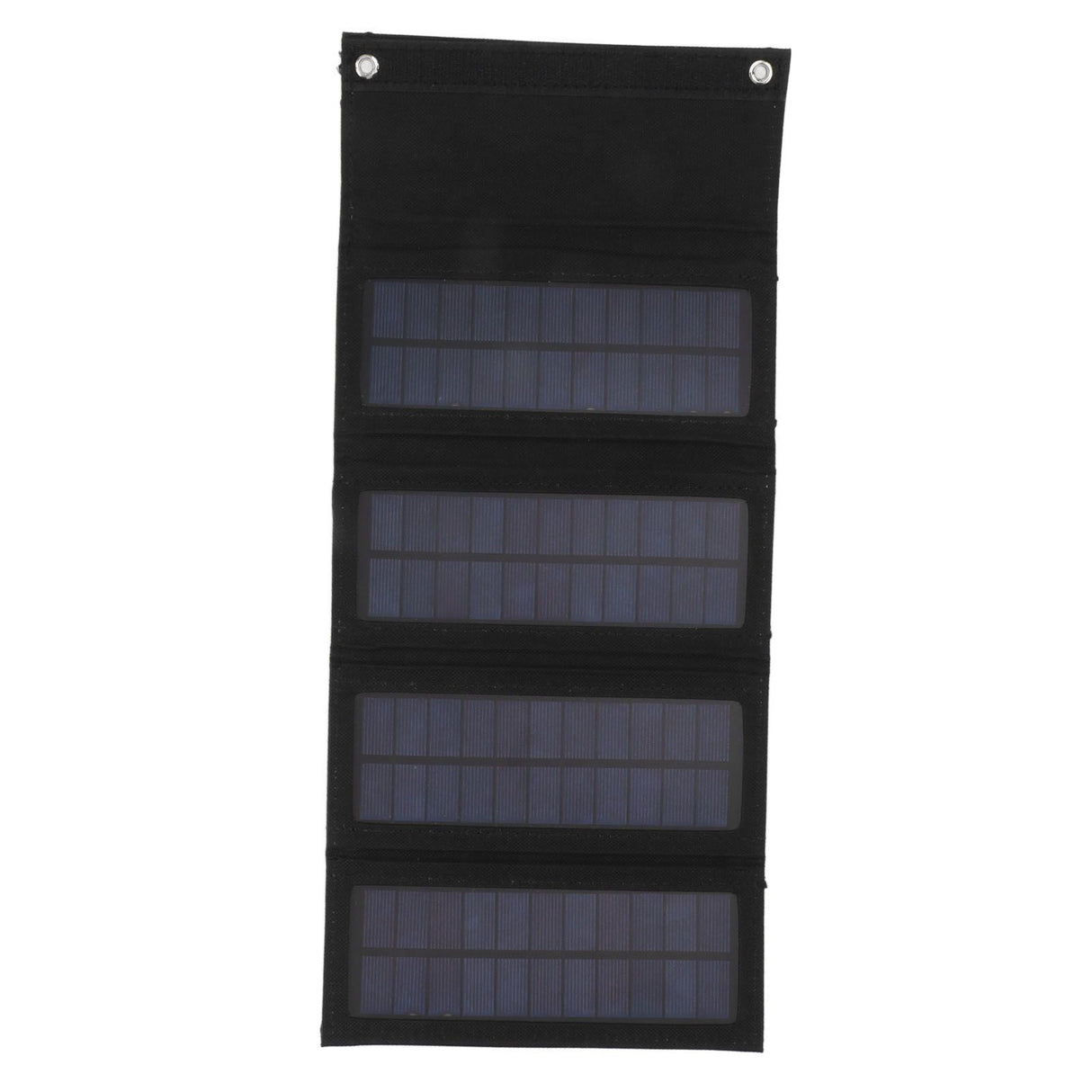 40W 4 Fold Solar Panel Charging Bag Folding Bag Foldable Monocrystalline Solar Panel Charger for Outdoor Camping Hiking Emergency Charging Black
