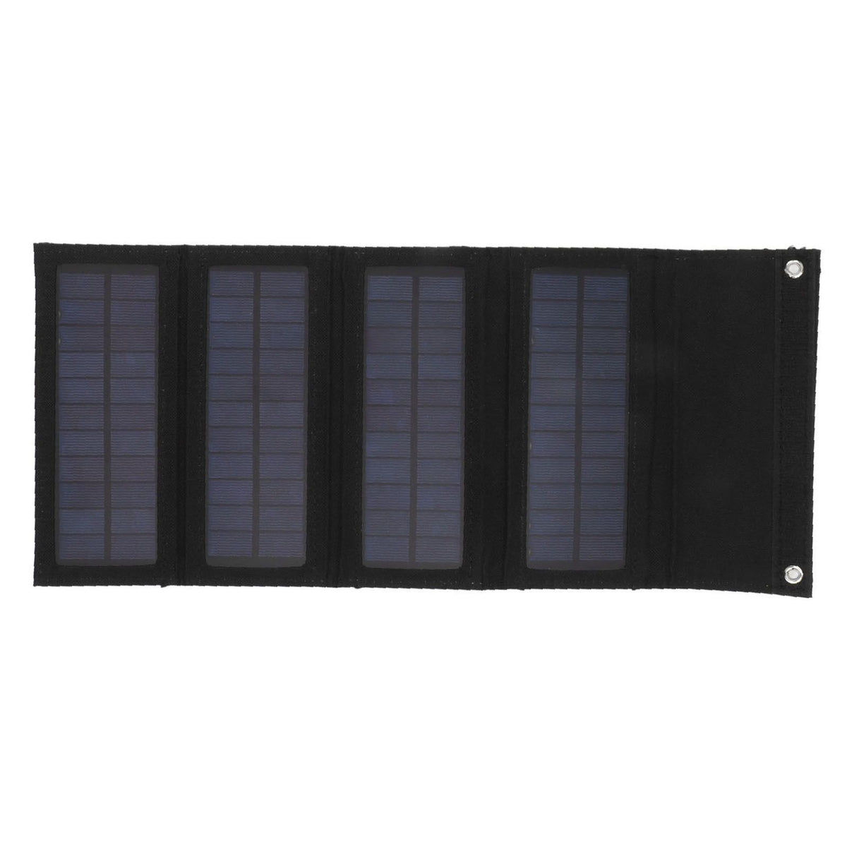 40W 4 Fold Solar Panel Charging Bag Folding Bag Foldable Monocrystalline Solar Panel Charger for Outdoor Camping Hiking Emergency Charging Black