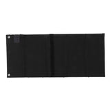 40W 4 Fold Solar Panel Charging Bag Folding Bag Foldable Monocrystalline Solar Panel Charger for Outdoor Camping Hiking Emergency Charging Black