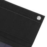 40W 4 Fold Solar Panel Charging Bag Folding Bag Foldable Monocrystalline Solar Panel Charger for Outdoor Camping Hiking Emergency Charging Black