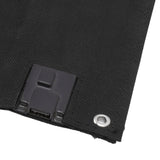40W 4 Fold Solar Panel Charging Bag Folding Bag Foldable Monocrystalline Solar Panel Charger for Outdoor Camping Hiking Emergency Charging Black