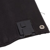 50W Portable Solar Panel Bag Monocrystalline Silicon 5 Folding Solar Panel Case for Outdoor Emergency Black - Extra Image