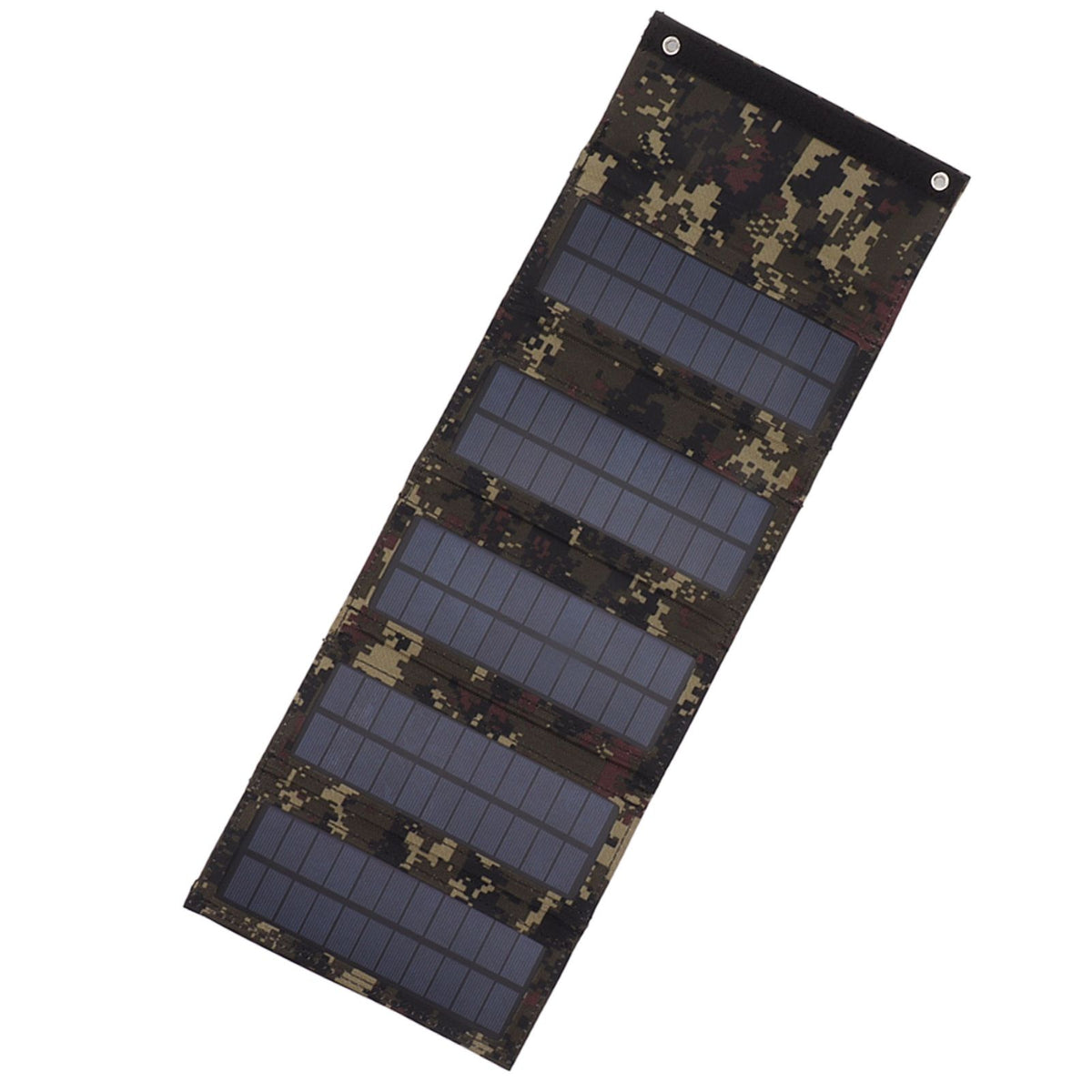 50W Portable Solar Panel Bag Monocrystalline Silicon 5 Folding Solar Panel Case for Outdoor Emergency Camouflage