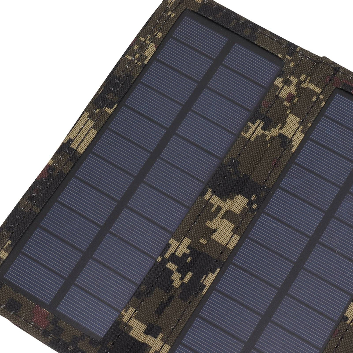 50W Portable Solar Panel Bag Monocrystalline Silicon 5 Folding Solar Panel Case for Outdoor Emergency Camouflage