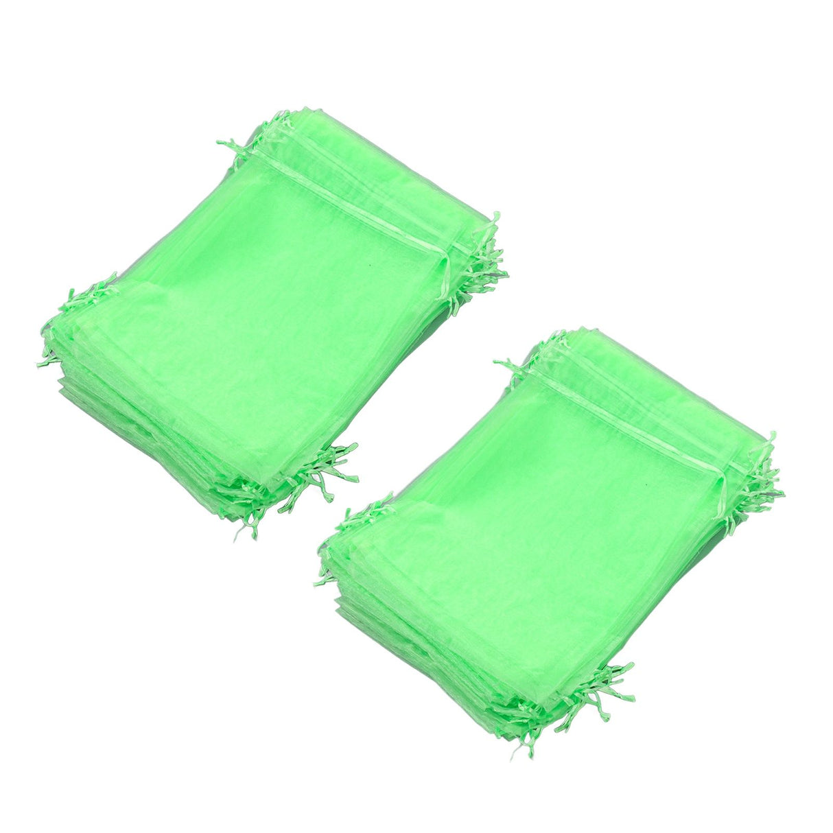 100PCS Fruit Protection Netting Bag Reusable Garden Mesh Barrier Bag for Plant Flower Fruit Trees Green 7x9cm/2.8x3.5in