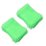 100PCS Fruit Protection Netting Bag Reusable Garden Mesh Barrier Bag for Plant Flower Fruit Trees Green 7x9cm/2.8x3.5in - Extra Image