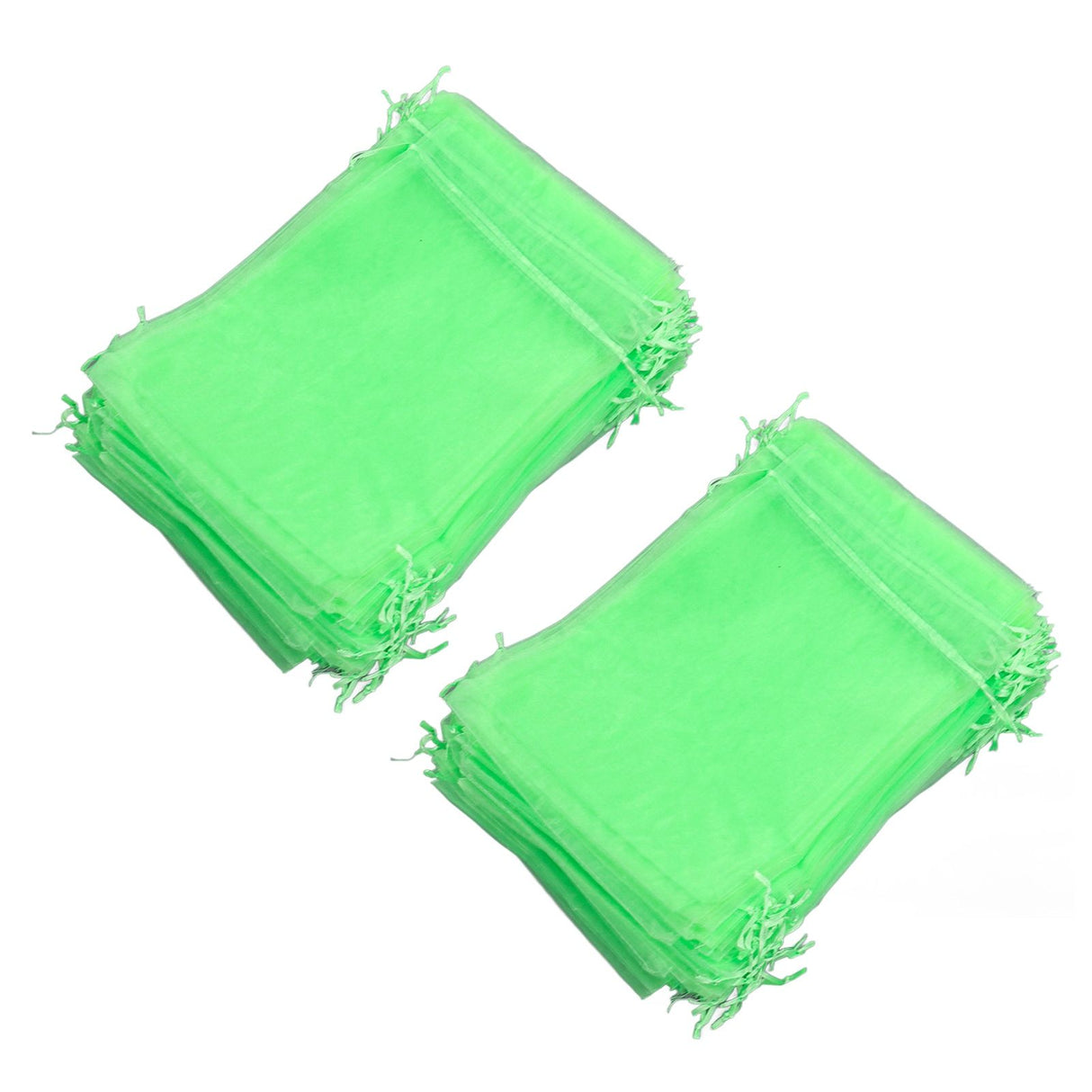 100PCS Fruit Protection Netting Bag Reusable Garden Mesh Barrier Bag for Plant Flower Fruit Trees Green 15x20cm/5.9x7.9in