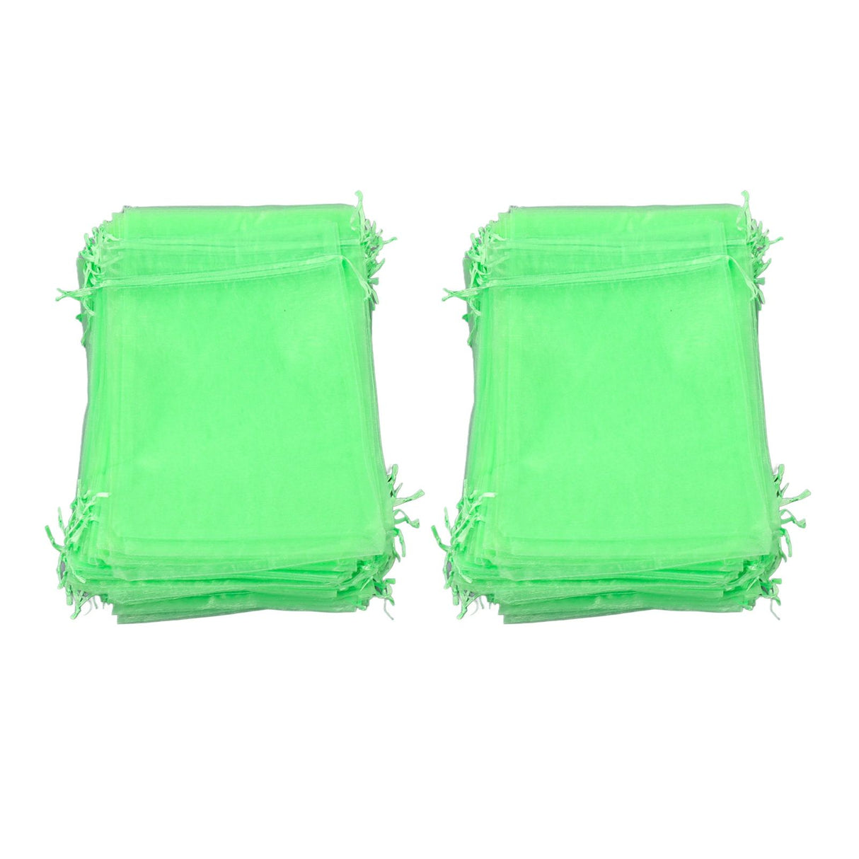 100PCS Fruit Protection Netting Bag Reusable Garden Mesh Barrier Bag for Plant Flower Fruit Trees Green 15x20cm/5.9x7.9in