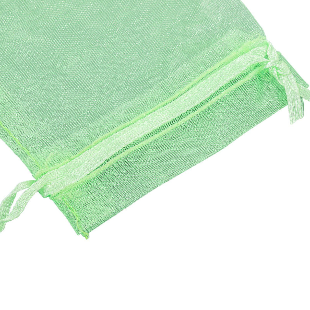 100PCS Fruit Protection Netting Bag Reusable Garden Mesh Barrier Bag for Plant Flower Fruit Trees Green 15x20cm/5.9x7.9in
